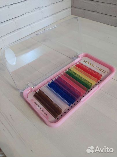 Цветные ресницы для наращивания