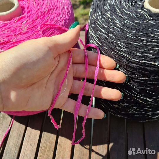 Пряжа в бобинах италия