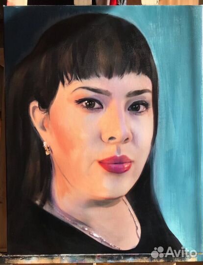 Портет маслом на холсте