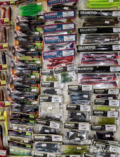 Силикон для рыбалки, много силикона