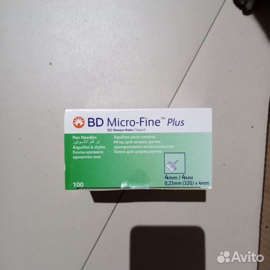 Игла для шприц-ручек 0,23x4,0 мм (32G)