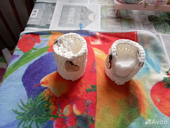 Органайзер под ватные диски и палочки