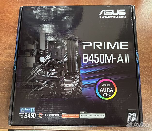 Материнская плата Asus Prime B450M-A II