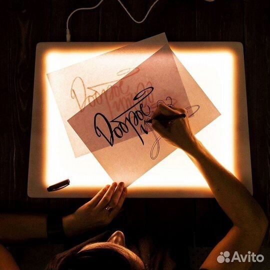 Светодиодный планшет для рисования, каллиграфии