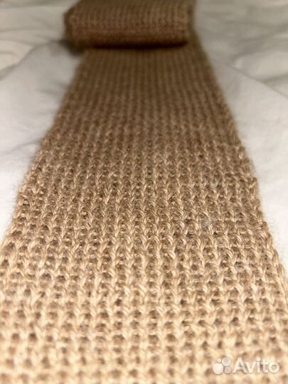 Шарф натуральная лама ручная работа