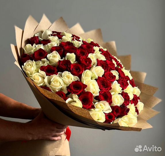 Цветы розы букеты с доставкой 51 роза