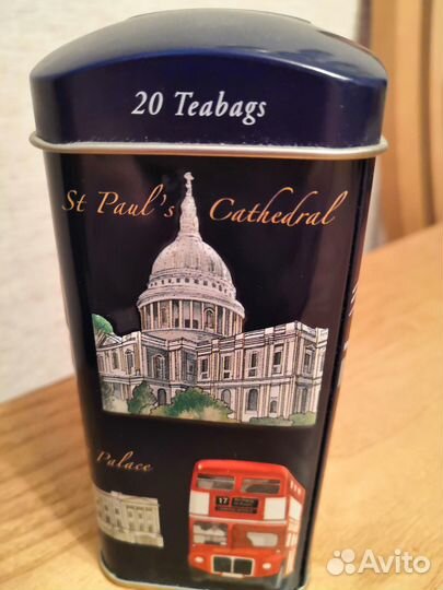 Жестяные баночки из под чая