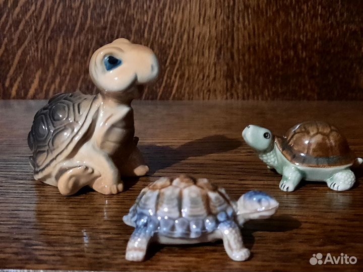 Черепашки фарфор Англия Wade,Тайланд,Сциталис. 3шт