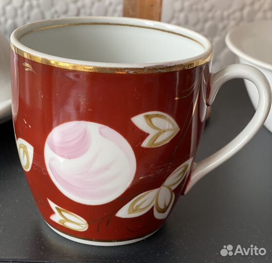 Вербилки. Чайная пара. СССР. Дфз. Большая