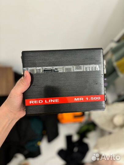 Сабвуфер machete 12 и усилитель magnum Mr 1.500
