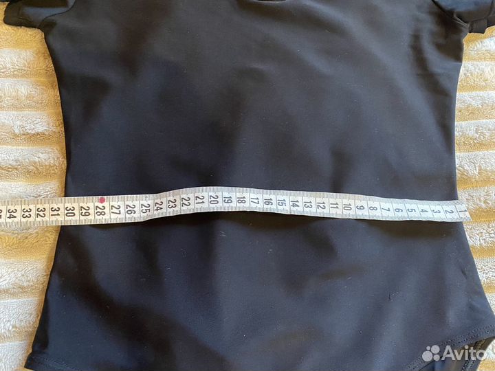 Купальник гимнастический черный