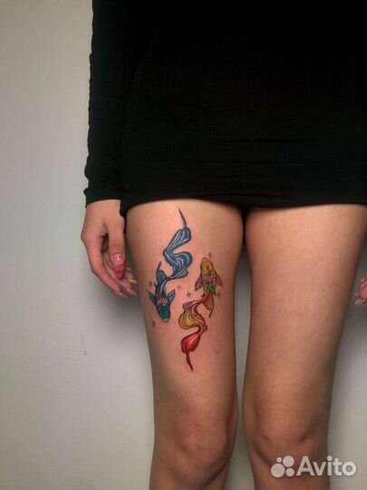 Татуировки в студии, и с выездом на дом