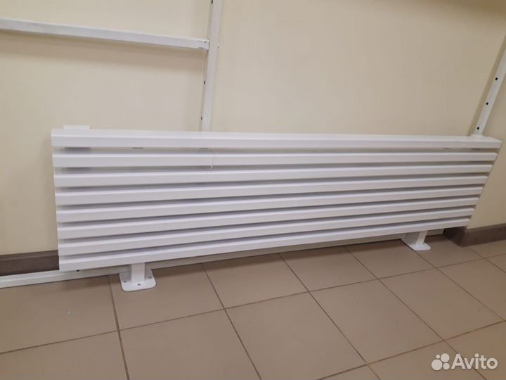 Горизонтальный трубчатый радиатор отопления
