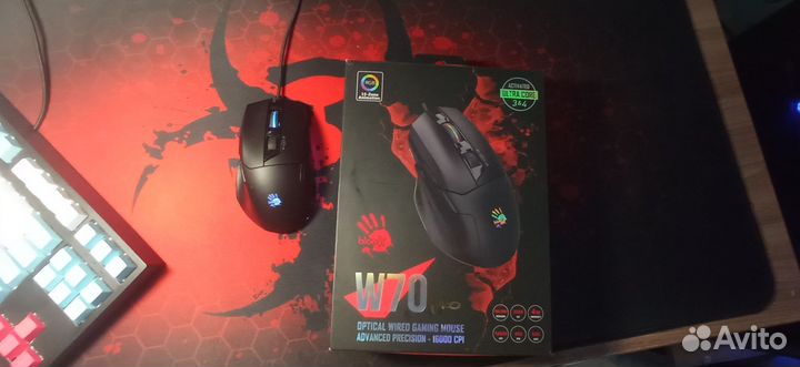 Игровая мышка bloody w70 pro