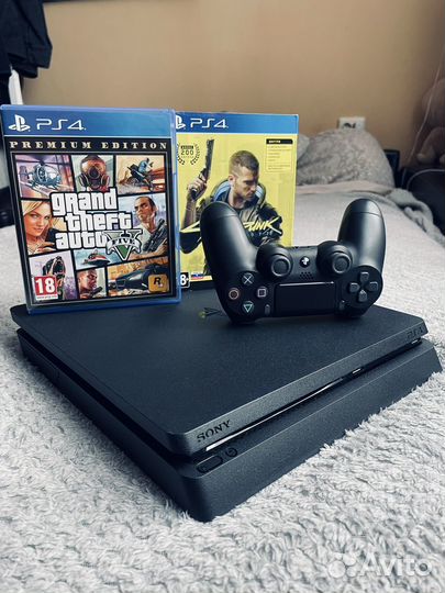 Sony PS4 Slim + Игры