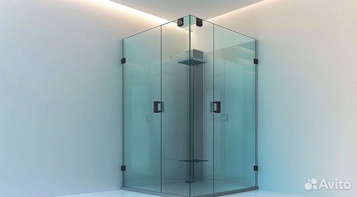 Стеклянная душевая кабина