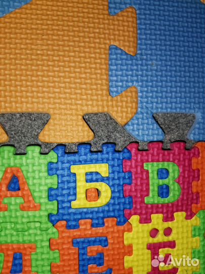 Коврик мягкие пазлы