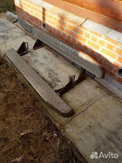 Силовые пороги mitsubishi pajero sport 2