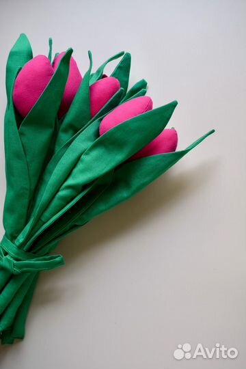 Тюльпаны тканевые игрушка