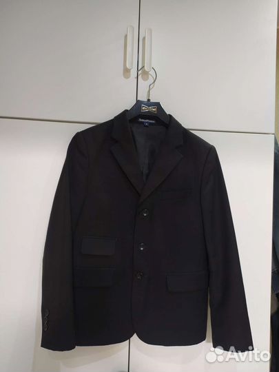 Пиджак школьный для мальчика черный