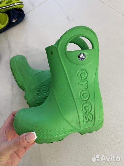 Резиновые сапоги crocs c8, crocs c9, c6