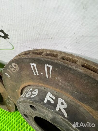 Диск тормозной Mercedes Benz A W169 2 1.7