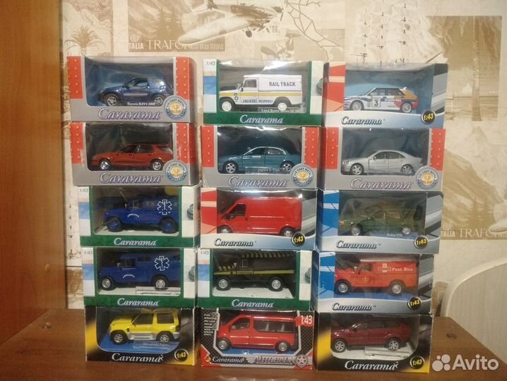 Машинки Cararama, Welly, Kinsmart