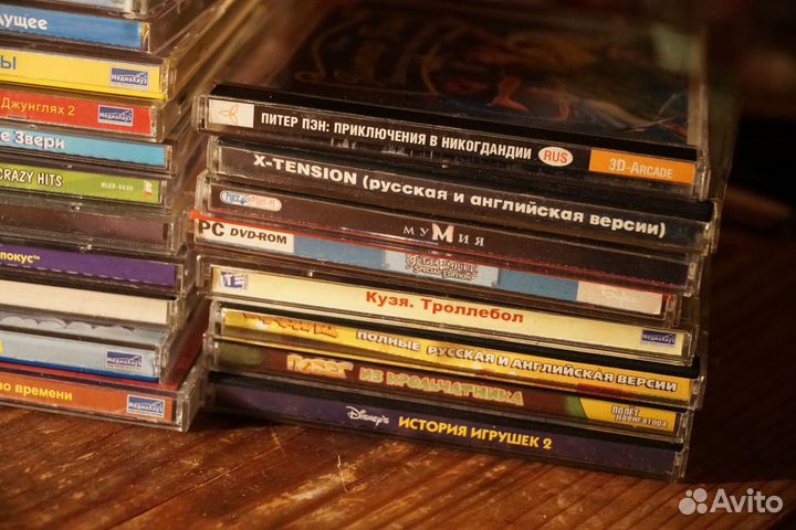 Игры и развивающие программы на DVD и CD дисках