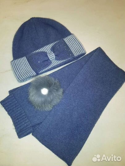 Комплект шапка и шарф