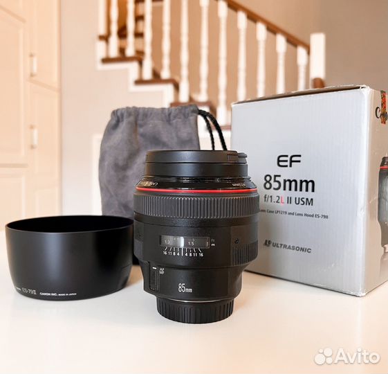 Объектив Canon ef 85mm f 1.2 L II USM