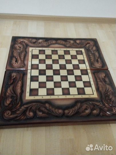Шахматы нарды ручной работы