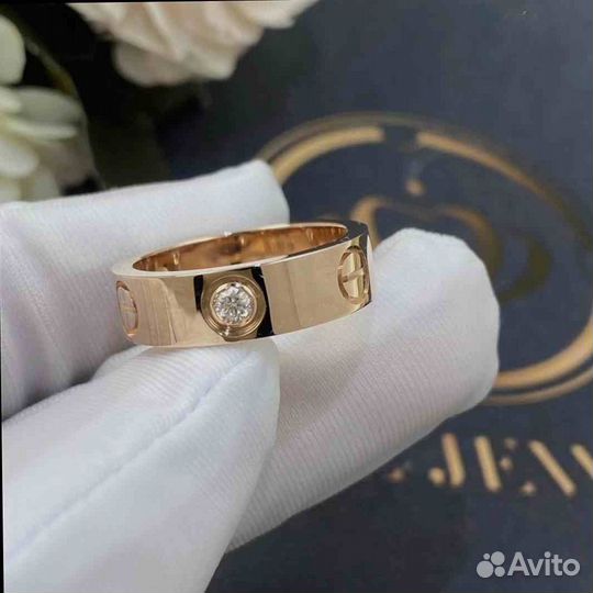 Кольцо Cartier Love, 3 бриллианта 0,19ct