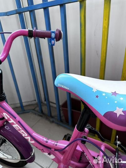 Детский велосипед 14 дюймов shtern для девочки