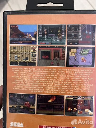 Картриджи для sega 16 bit