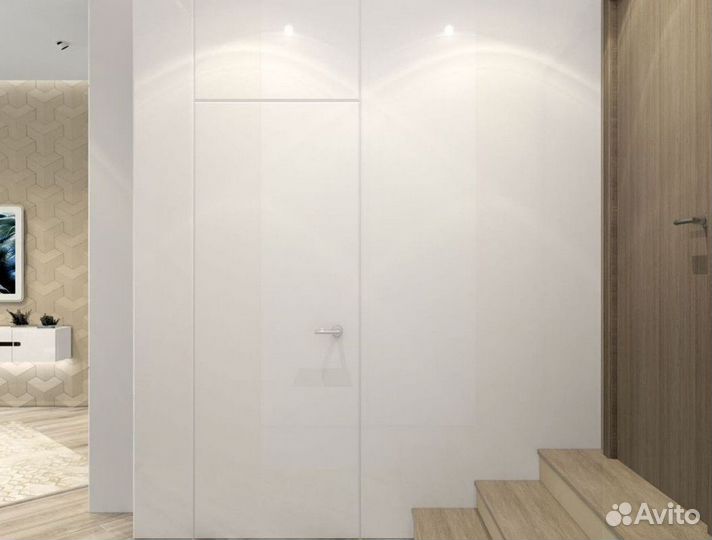 Скрытые двери под отделку