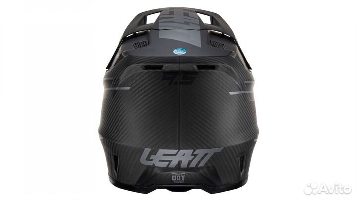 Мотошлем Leatt Moto 9.5 Carbon Helmet Kit, Black