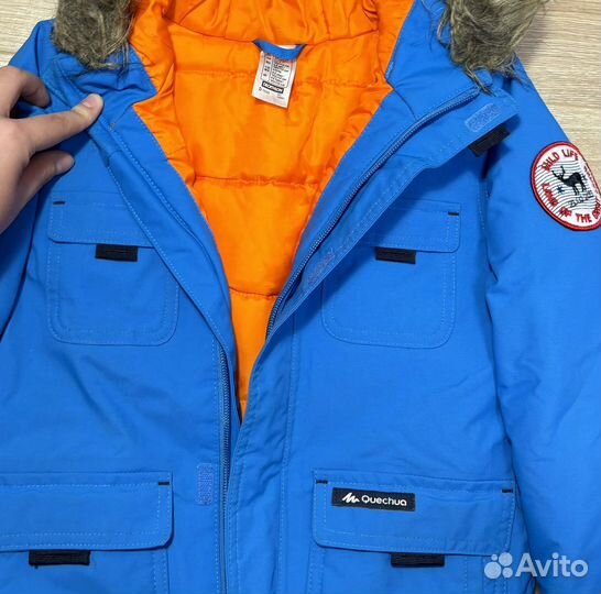 Зимняя куртка decathlon quechua на мальчика