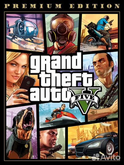 GTA 5 Grand Theft Auto V Premium Edition (ключ, Ро