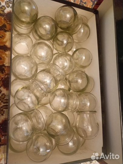 Медицинские банки стеклянные СССР