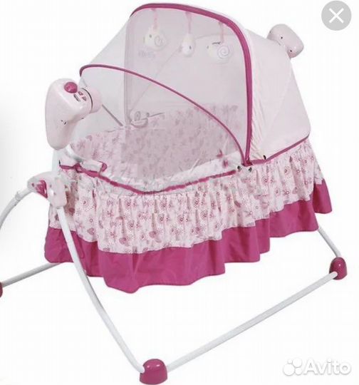 Детская кроватка люлька с маятником Pituso