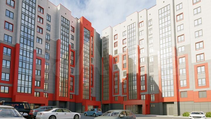 1-к. квартира, 40,6 м², 9/9 эт.