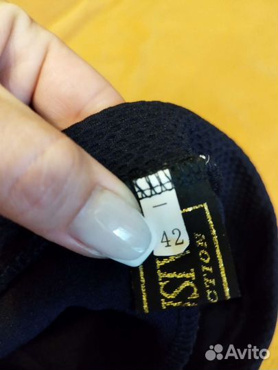 Юбка школьная синяя