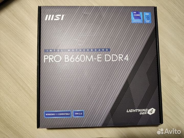 Материнская плата intel PRO B660M-E DDR4