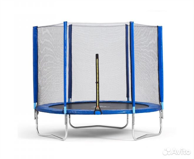 Батут DFC Trampoline Fitness с сеткой 8ft