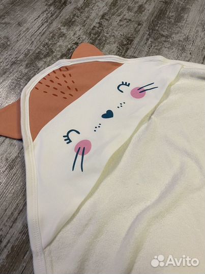 Пончо полотенце уголок