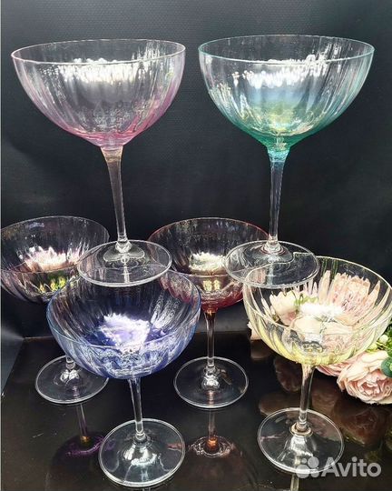 Фужеры,Креманки Богемия