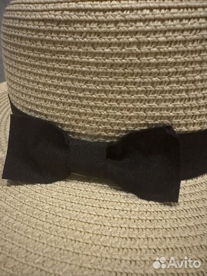 Соломенная шляпа женская