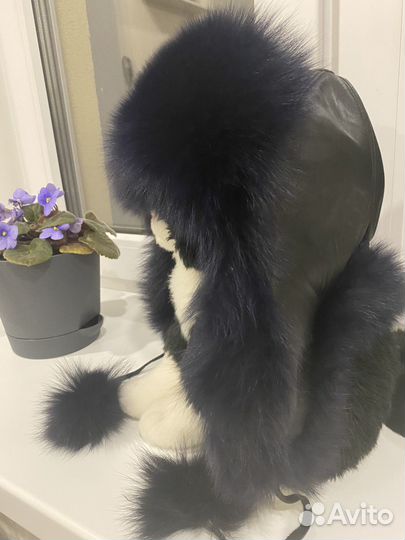 Шапка ушанка женская