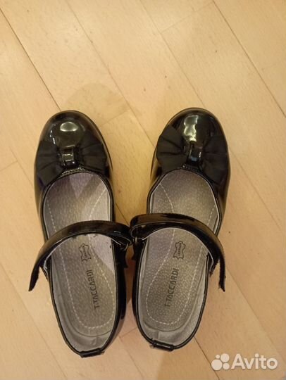 Чёрные туфли для девочки, 31 размер