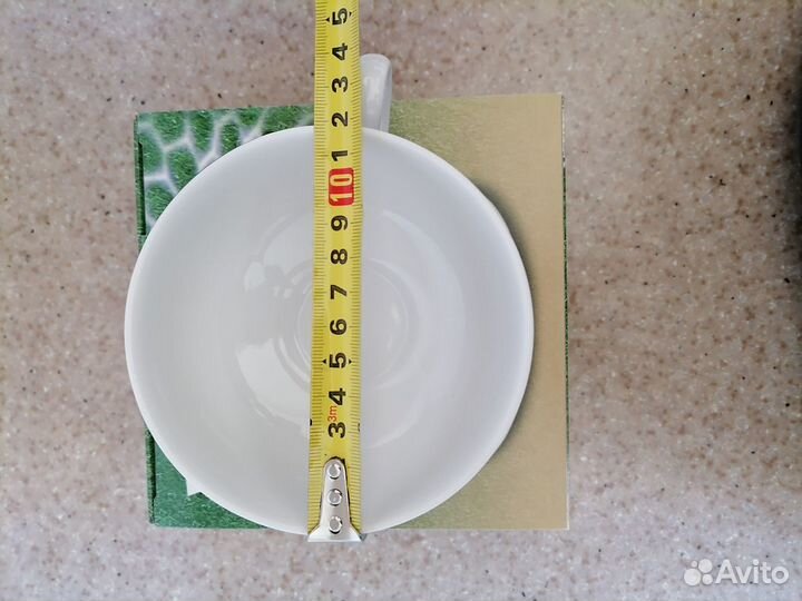 Чайная пара 400 мл (чашка +блюдце). Футбол. Новое